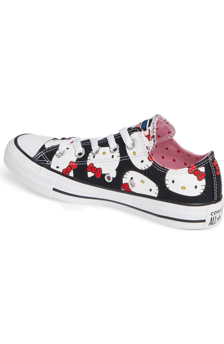 Converse Chuck Taylor<sup>®</sup> All Star<sup>®</sup> Hello Kitty Sneaker, Alternate, color,
