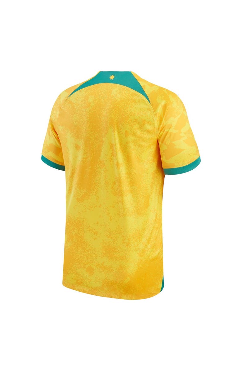Nike Men's Nike Yellow Australia National Team 2022/23 Home Replica Jersey, Alternate, color,