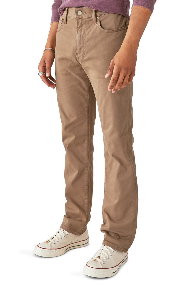 Lucky Brand 223 Straight Leg Stretch Jeans, Alternate, color, Cocoa