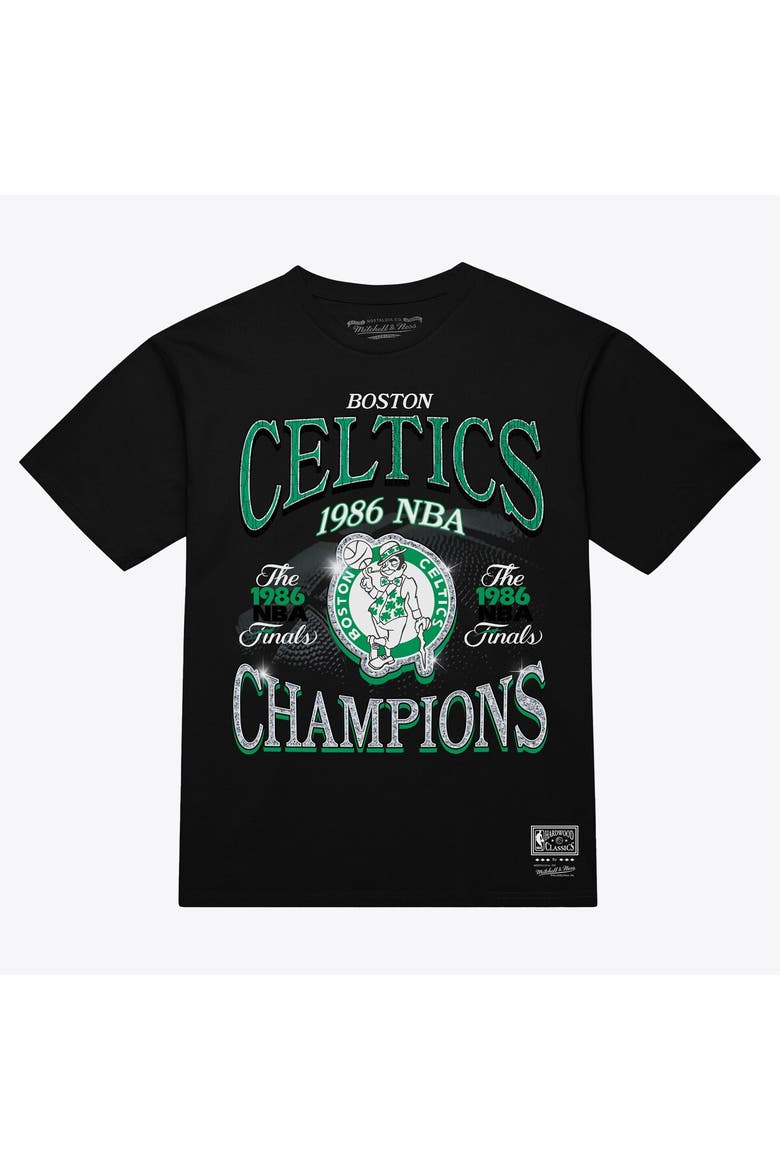 Men's Mitchell & Ness Black Boston Celtics Champions Era T-Shirt, Main, color, Black