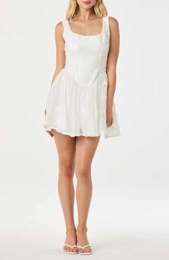 Reina Floral Appliqué Minidress