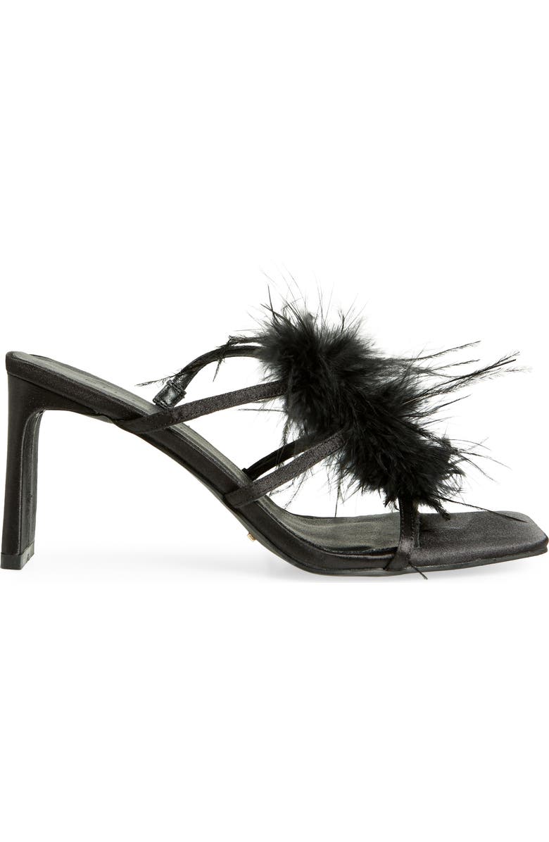 Billini Kayden Feather Slide Sandal, Alternate, color,