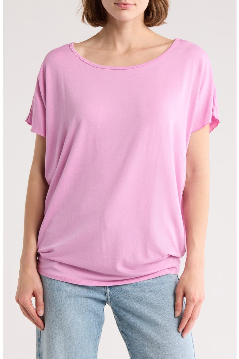Cap Sleeve T-Shirt, Main, color, LAVENDAR