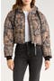 Cropped Hooded Puffer Coat