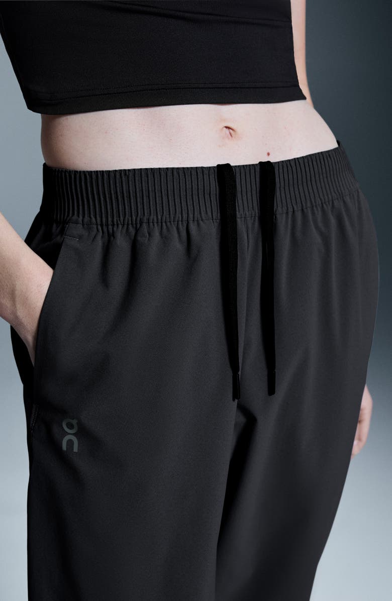 On Focus Stretch Joggers, Alternate, color, Black