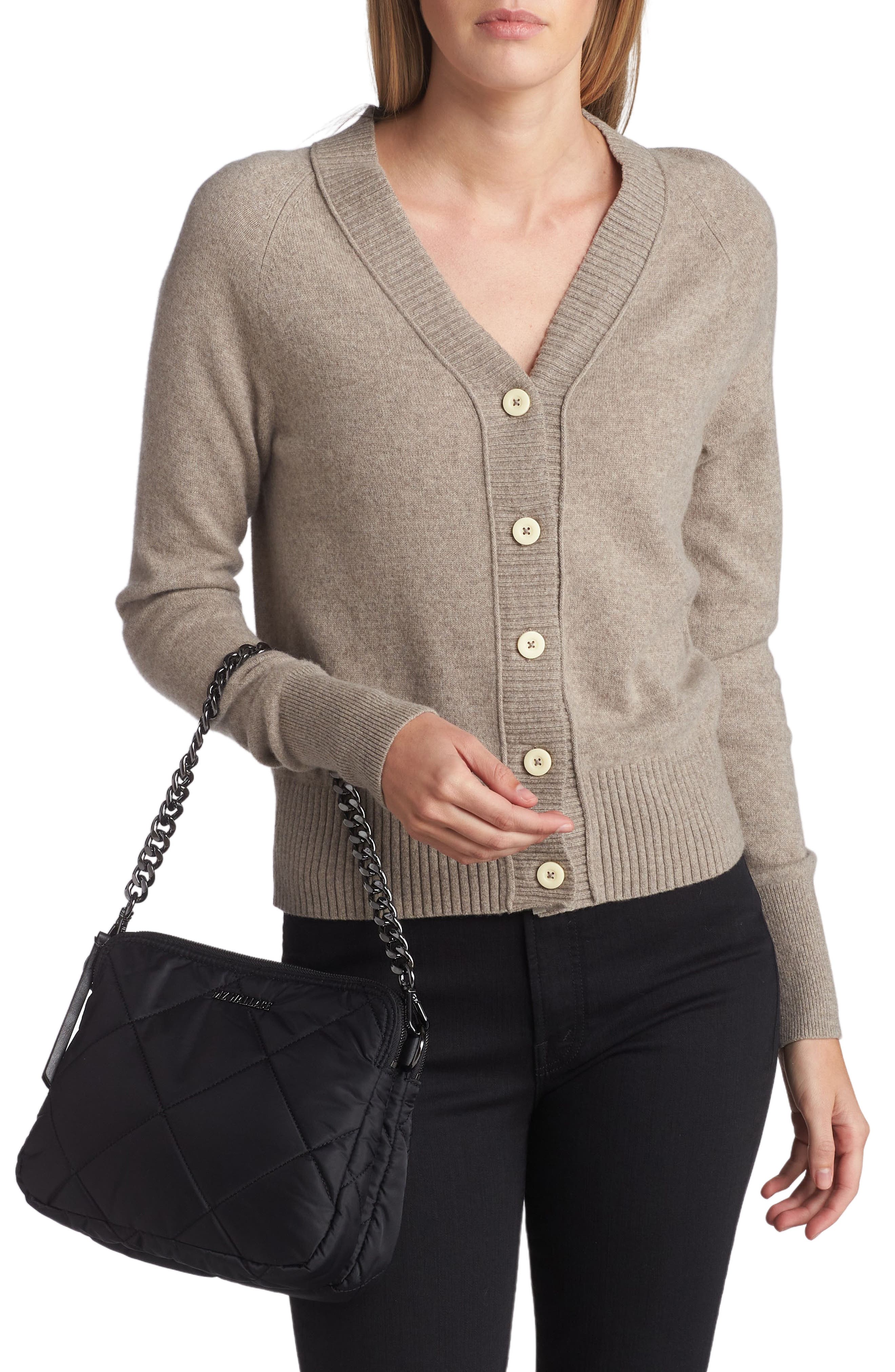 MZ Wallace Bowery Quilted Nylon Crossbody Bag, Alternate, color, Black