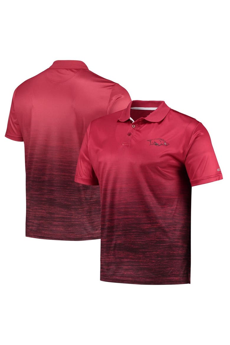 Men's Colosseum Cardinal Arkansas Razorbacks Marshall Polo, Main, color, Cardinal