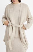 MANGO Tie Front Longline Cardigan