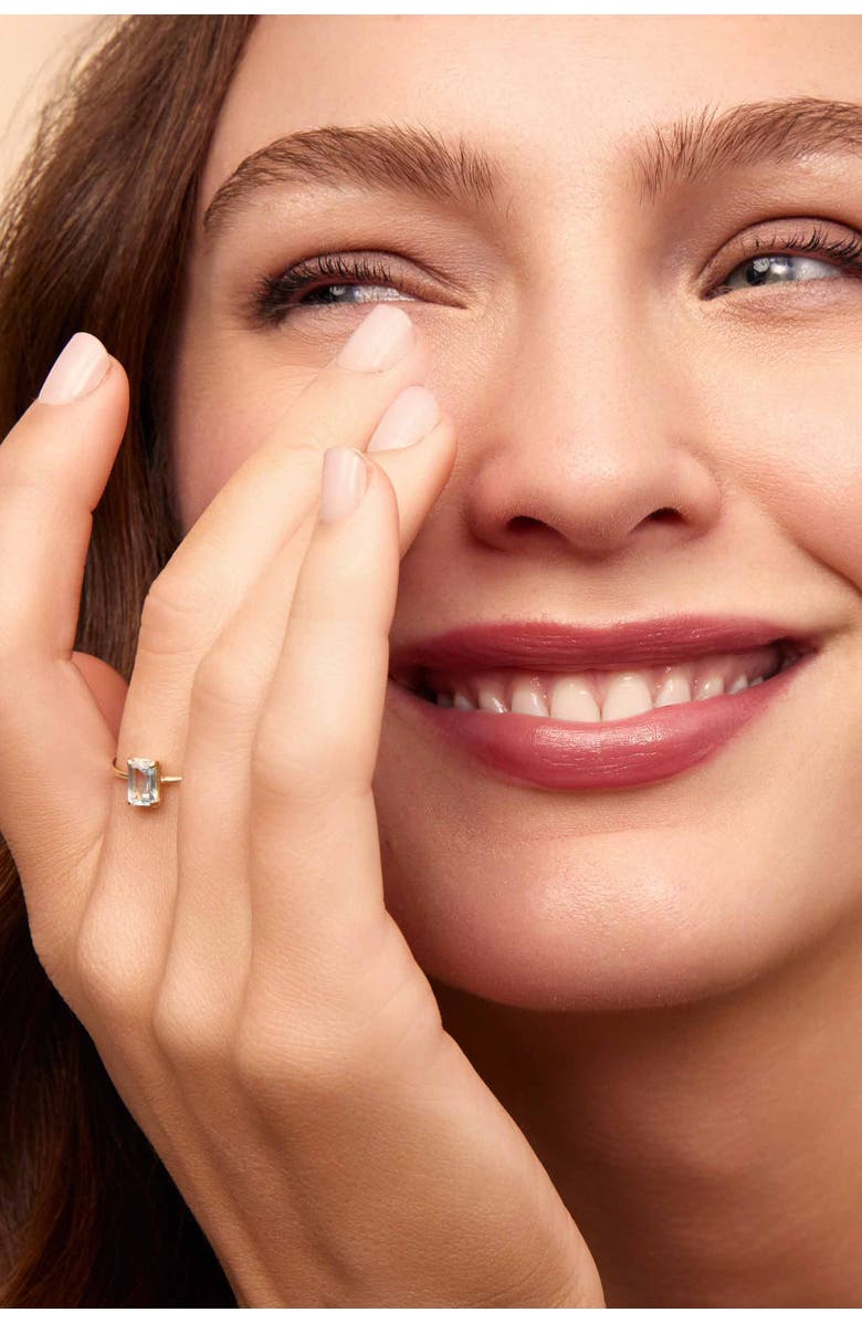 Oradina 14K Gold Gemstone Vivid Ring, Alternate, color, Yellow Gold - White Topaz