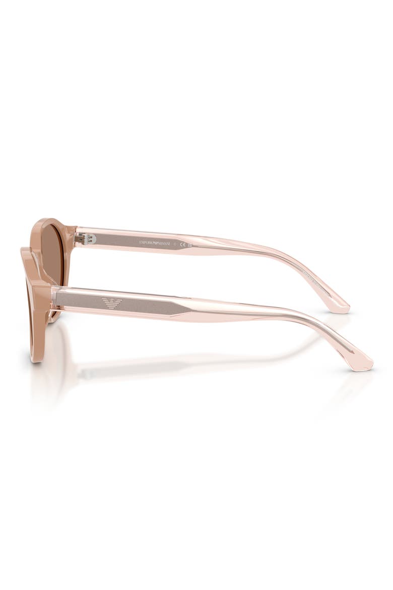 Kids' 48mm Small Phantos Sunglasses, Alternate, color, SHINY OPAL TUNDRA / DARK BROWN