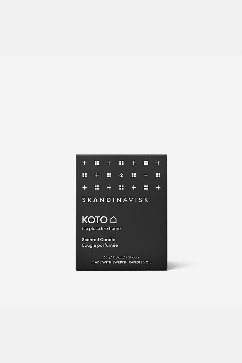 KOTO Scented Candle 65g, Alternate, color, Black