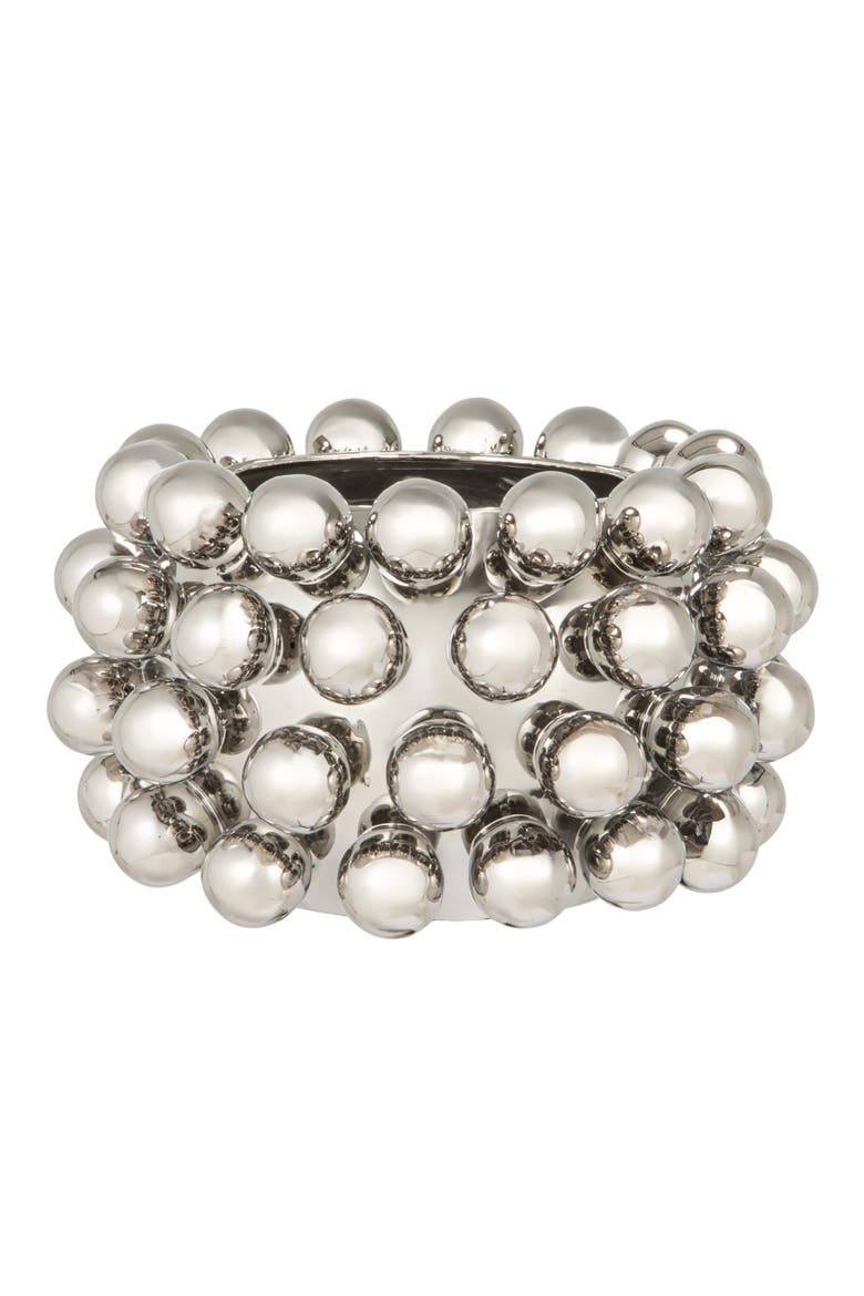 Planter with Balls, Main, color, Silver