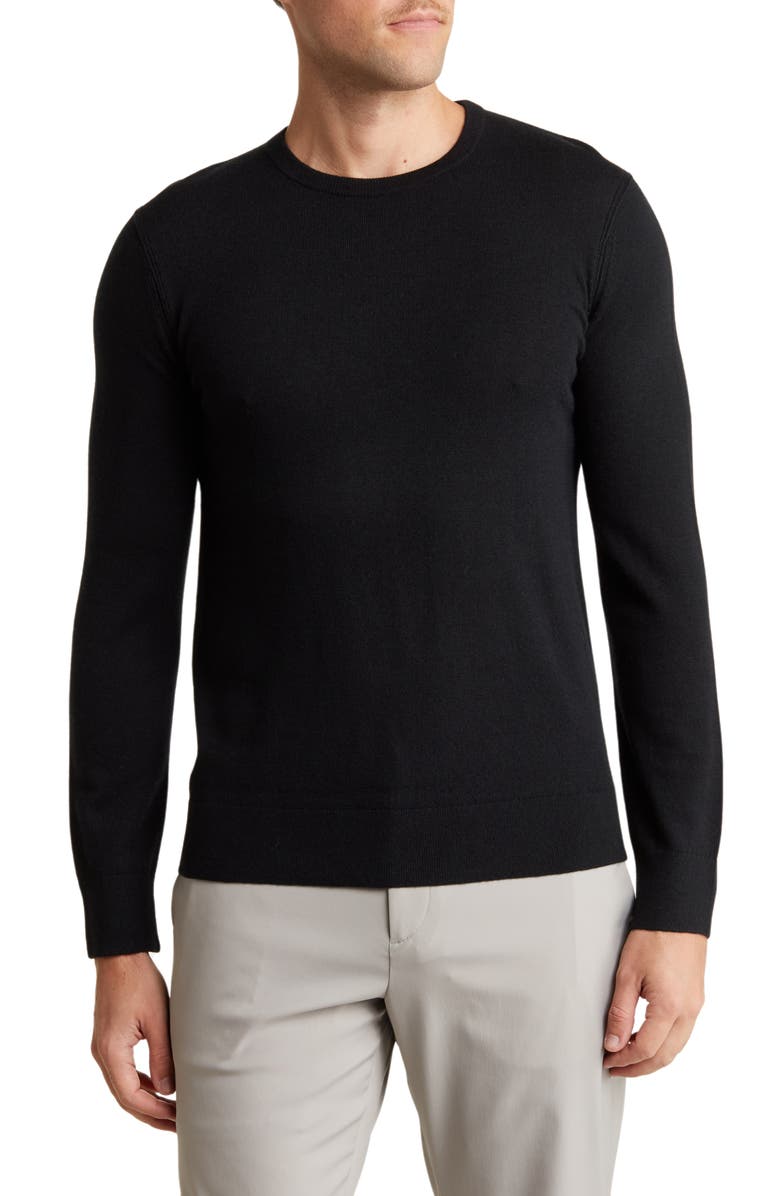 Theory Riland Harman Merino Wool Blend Pullover, Main, color,