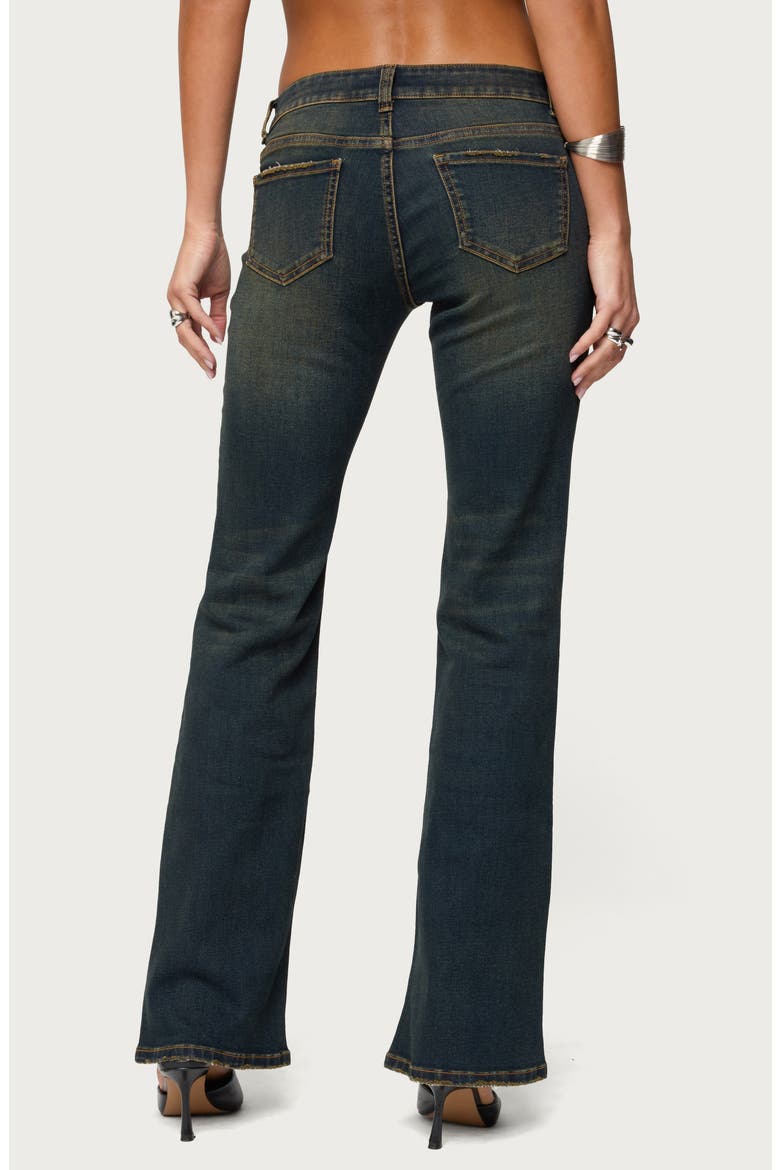 Tez Low Rise Bootcut Jeans, Alternate, color, BLUE