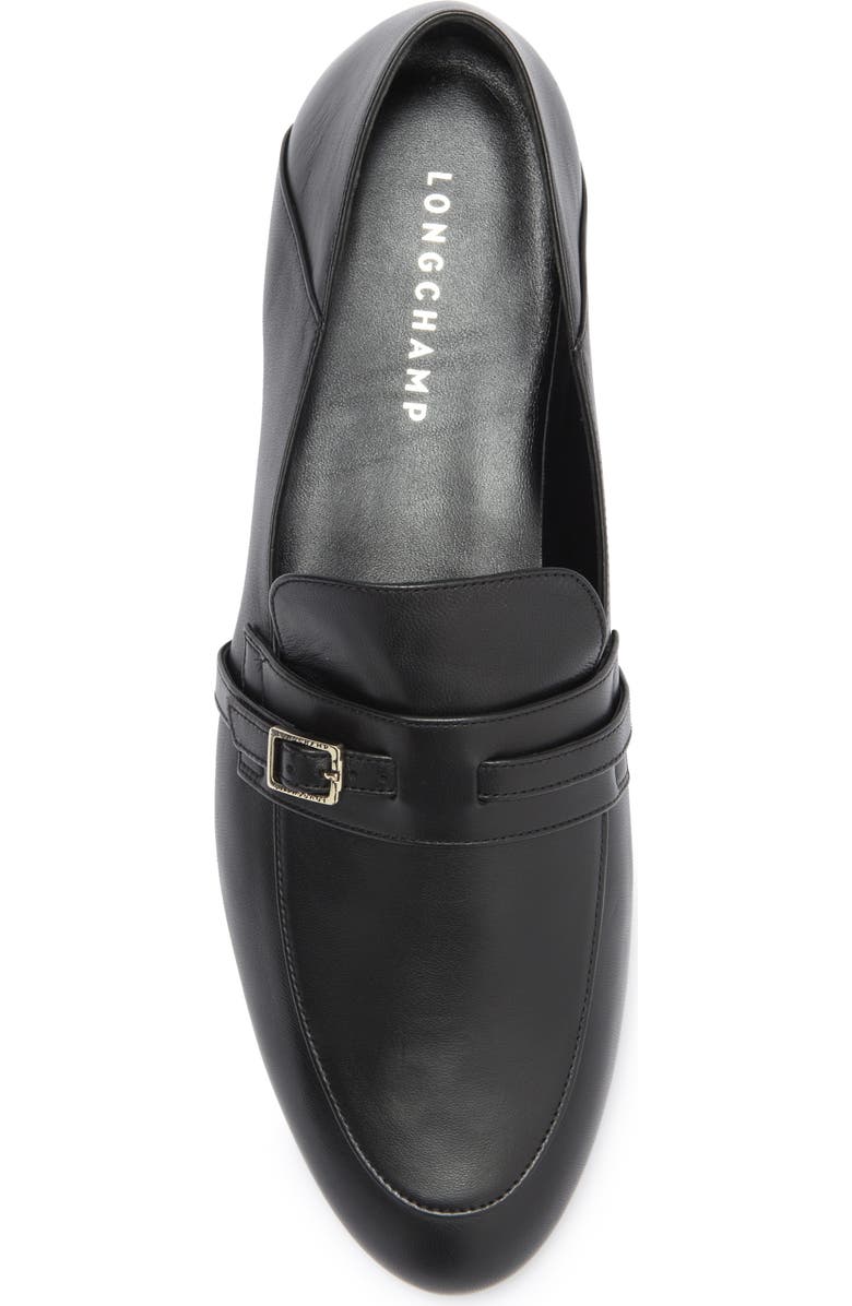 Longchamp Buckle Strap Loafer, Alternate, color,