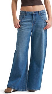 Wrangler Western High Waist Wide Leg Jeans