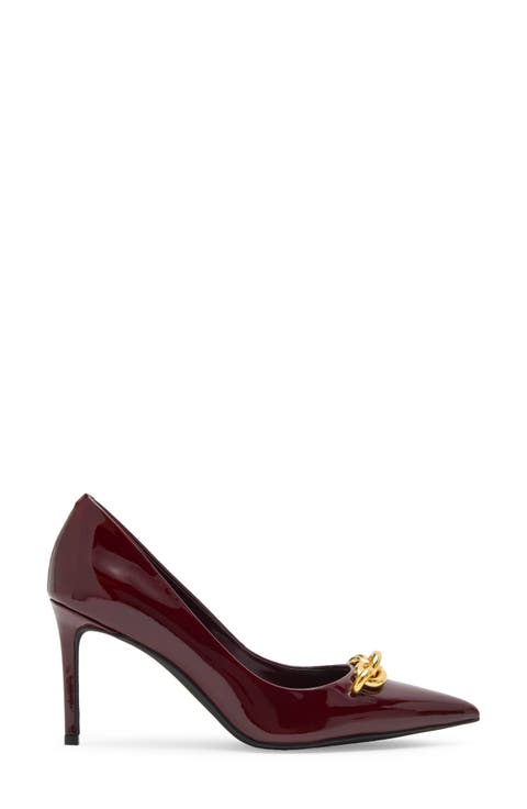 Nikia Pointed Toe Chain Pump