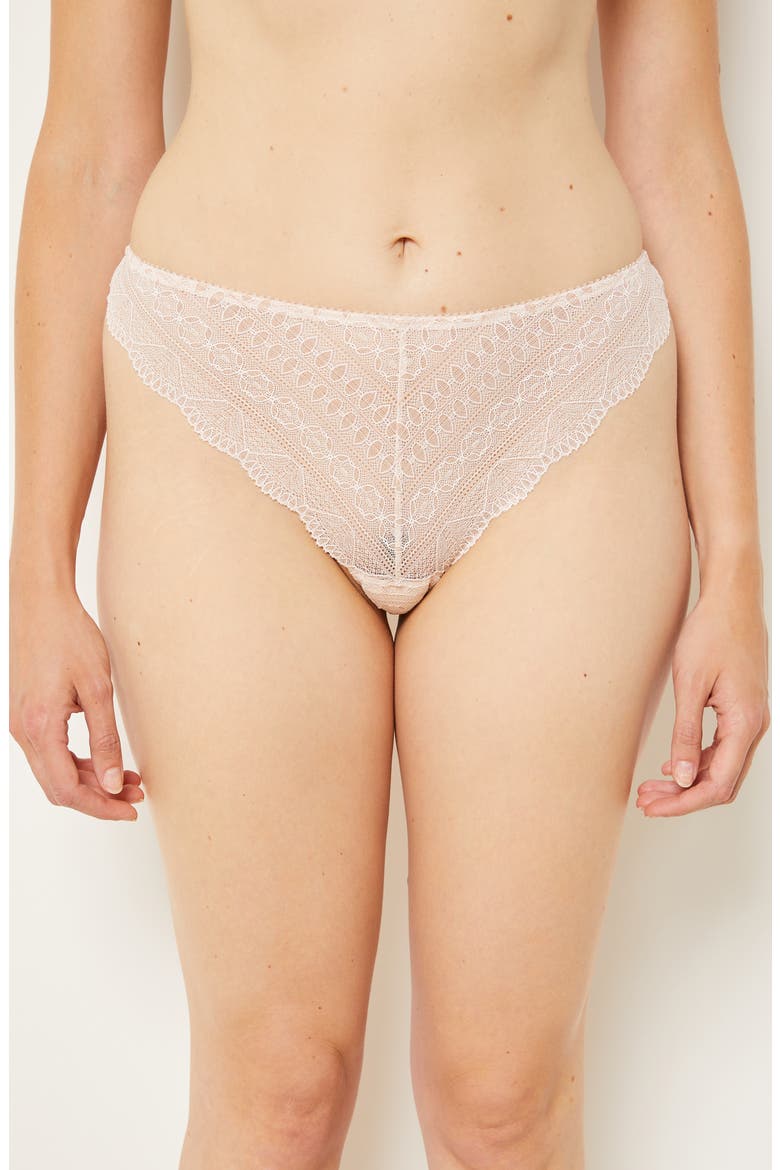 Idole Lace Tanga, Main, color, POWDER PINK