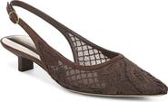 Franco Sarto Pura Slingback Pointed Toe Kitten Heel Pump