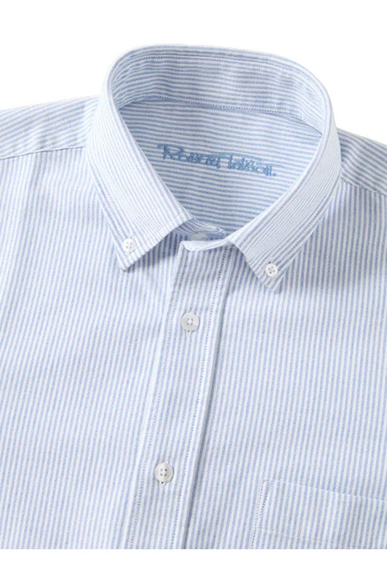 Harrison Button Down Oxford Shirt, Alternate, color, Blue Stripe