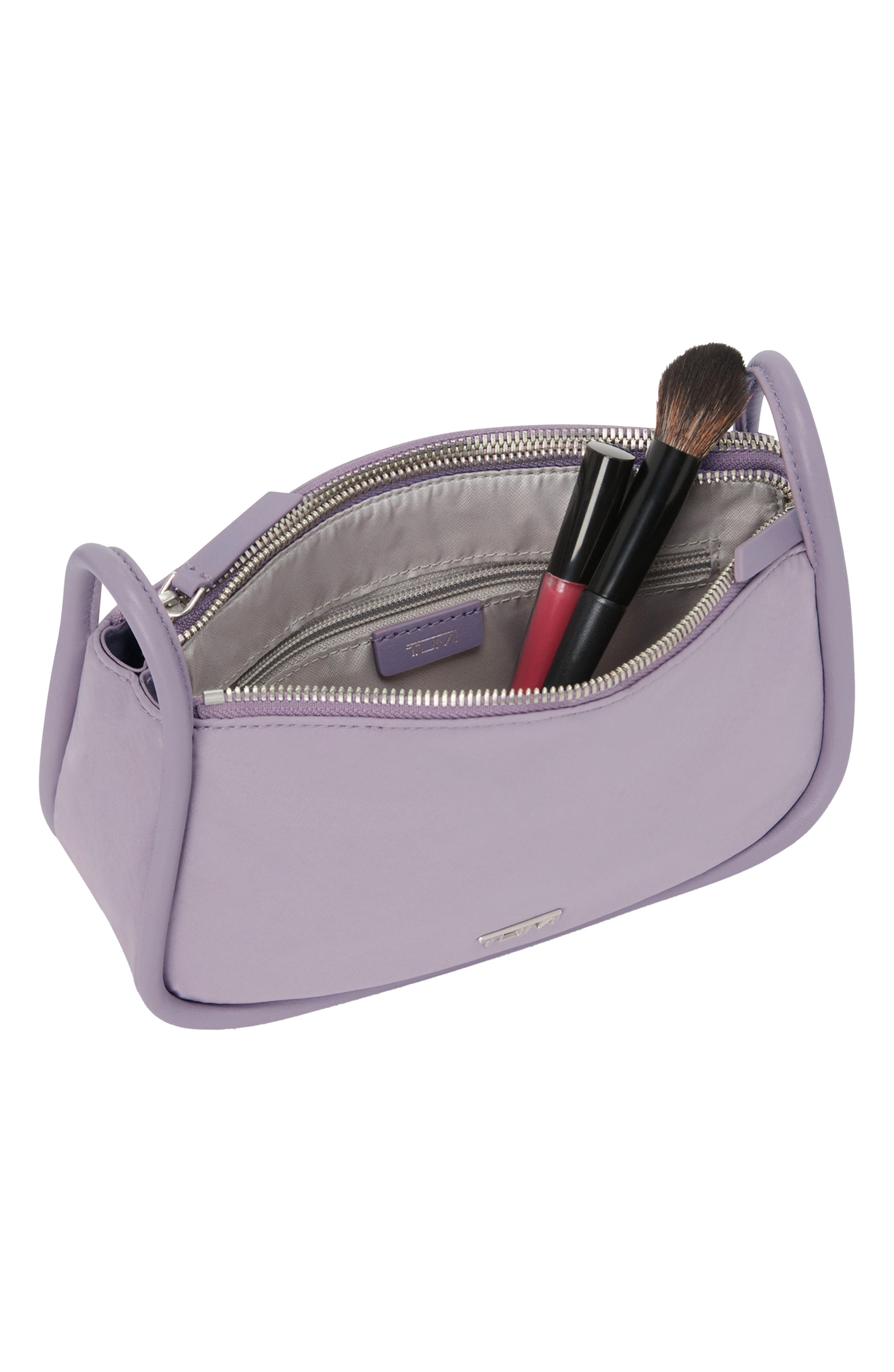 TUMI Voyageur Brenn Cosmetic Pouch, Alternate, color, Lavender