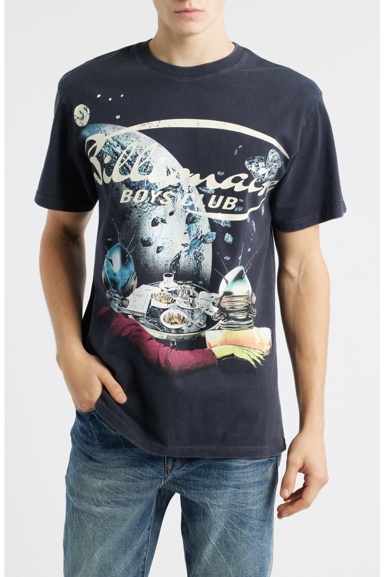 Asteroids Cotton Graphic T-Shirt, Main, color, BLACK