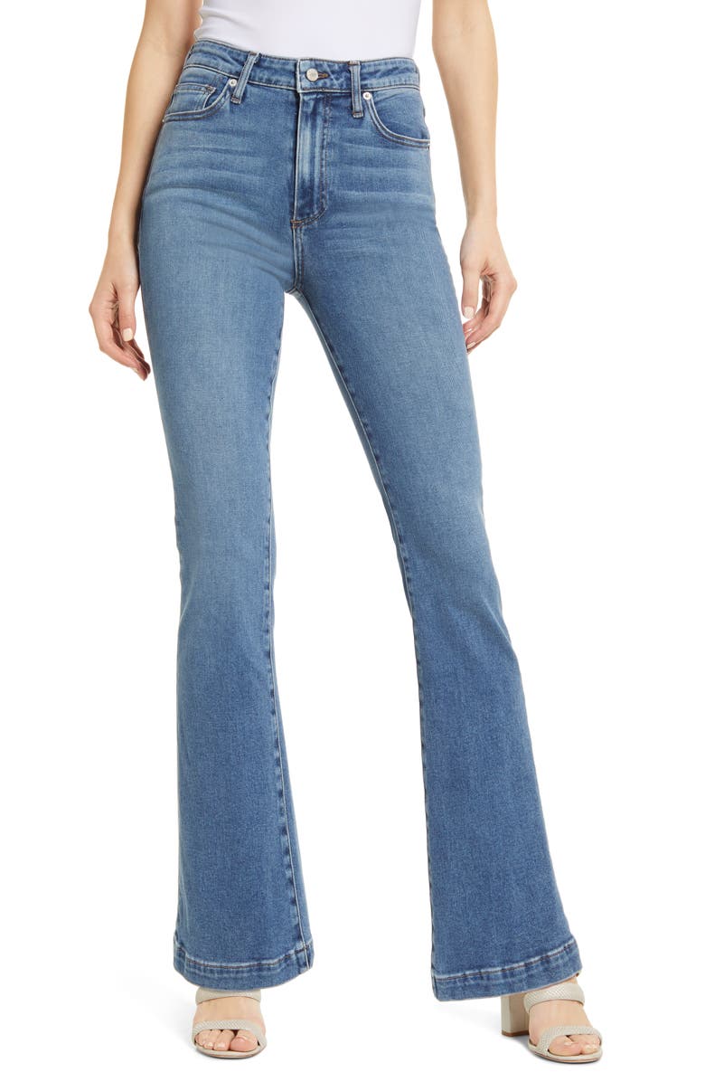 LE JEAN Remy High Waist Flare Jeans, Main, color, 