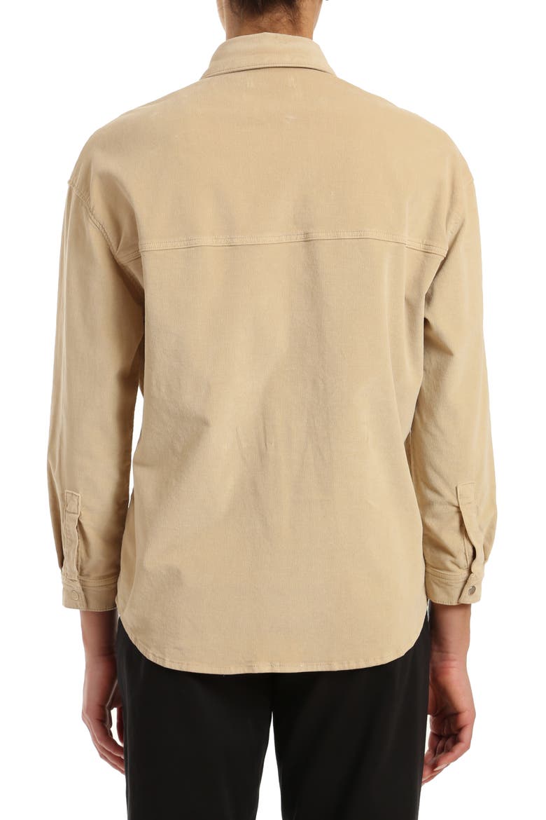 Livia Iris Cream Corduroy Shirt, Alternate, color, IRIS CREAM CORD