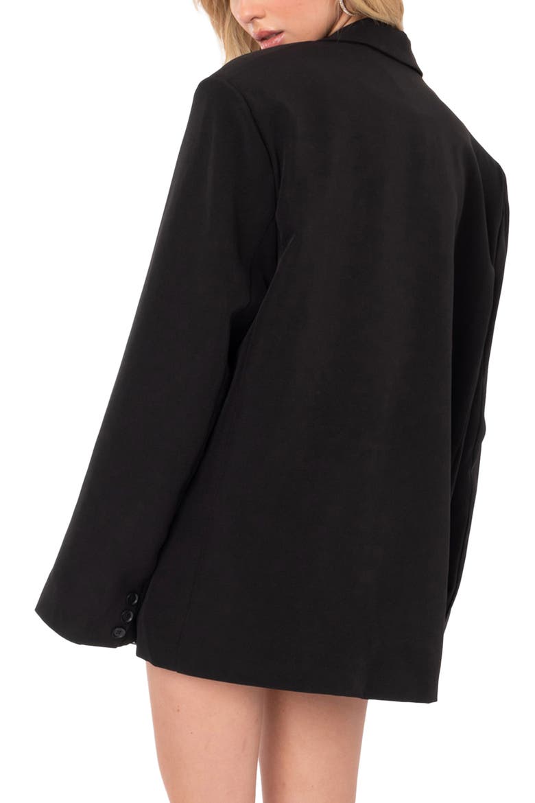 Hailey Oversize Blazer, Alternate, color, BLACK