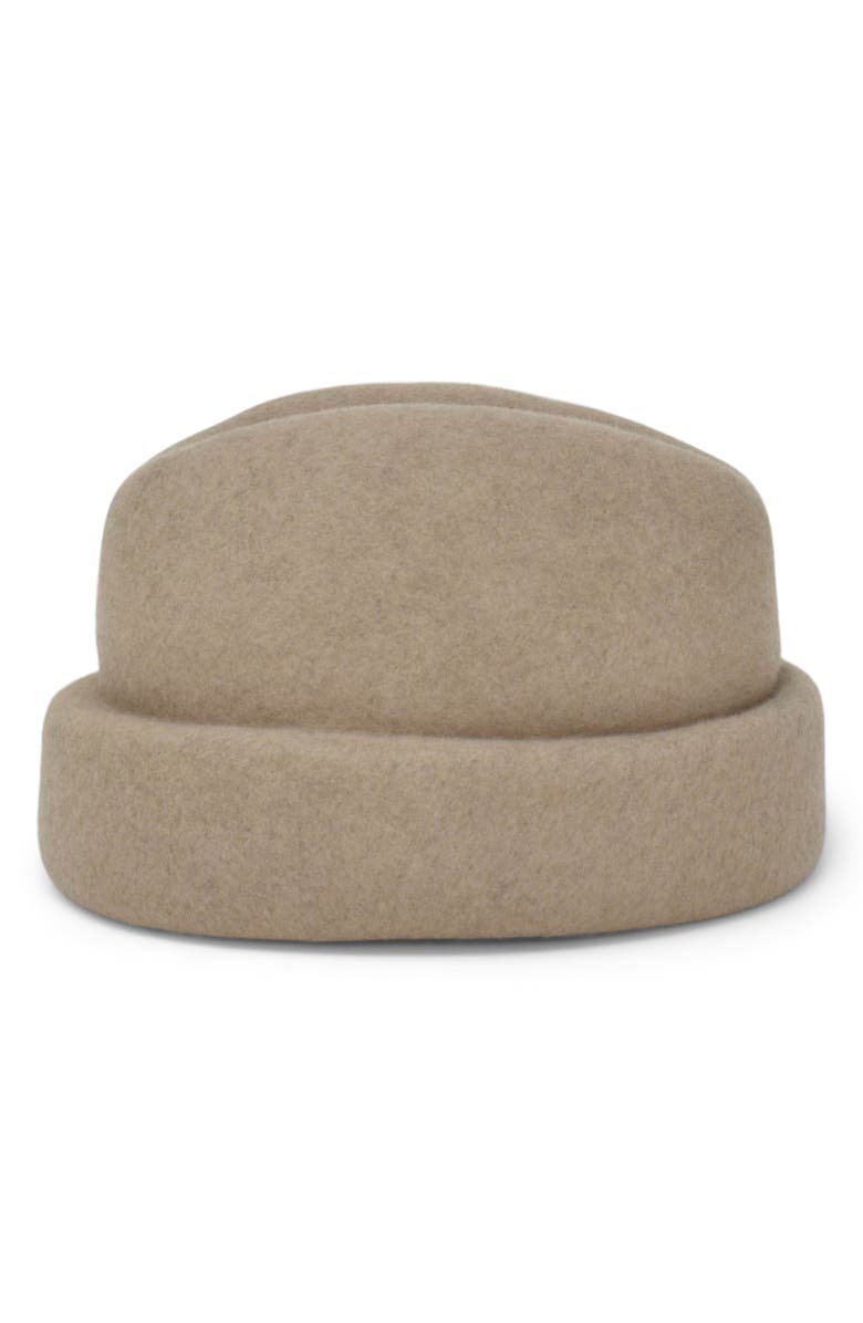 Gigi Burris Millinery Sharina Wool Felt Hat, Alternate, color, Creme Melange