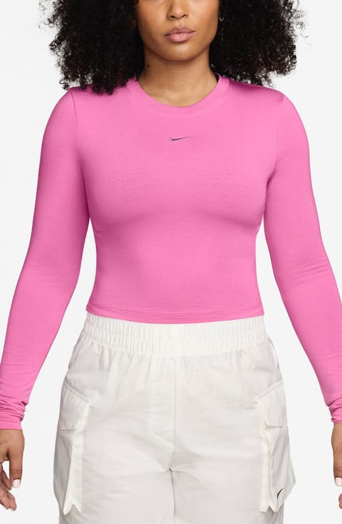 Sportswear Chill Knit Slim Long Sleeve Crop T-Shirt