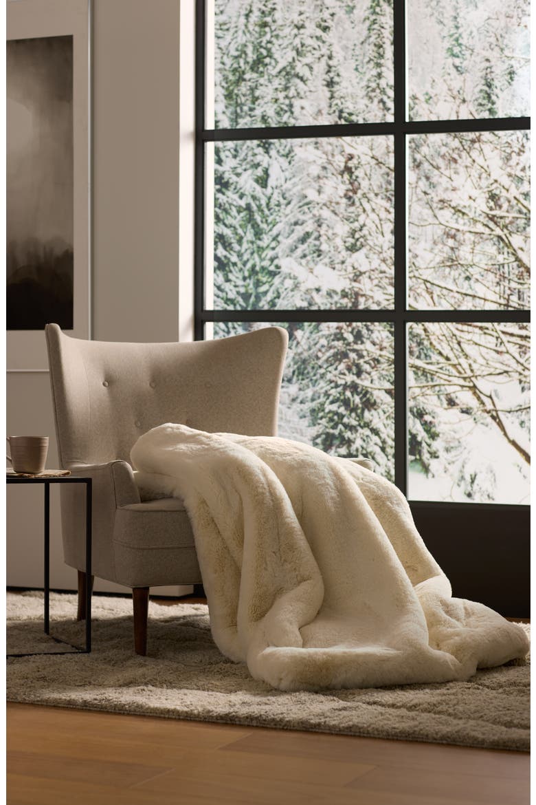 Super Plush Cuddle Blanket, Alternate, color, CREME