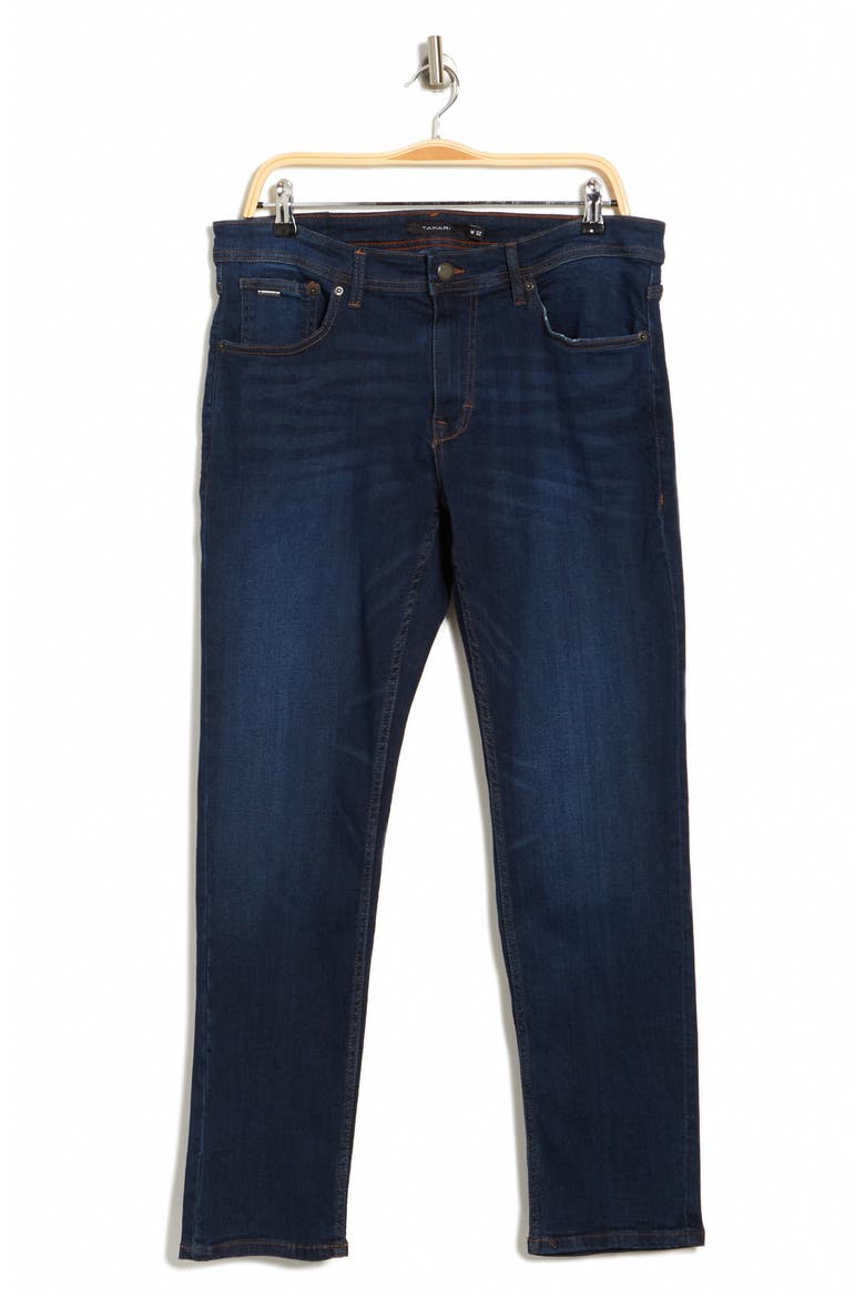 Stretch Slim Jeans, Alternate, color, TITAN