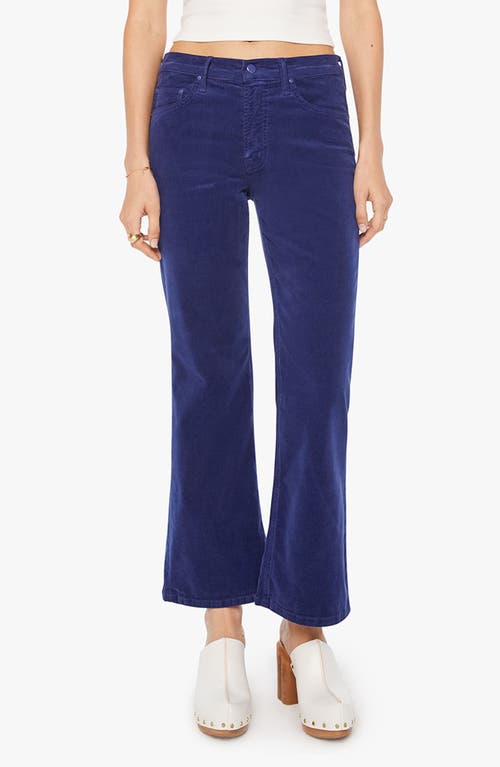 Mother The Bookie Flood Bootcut Jeans In Blue