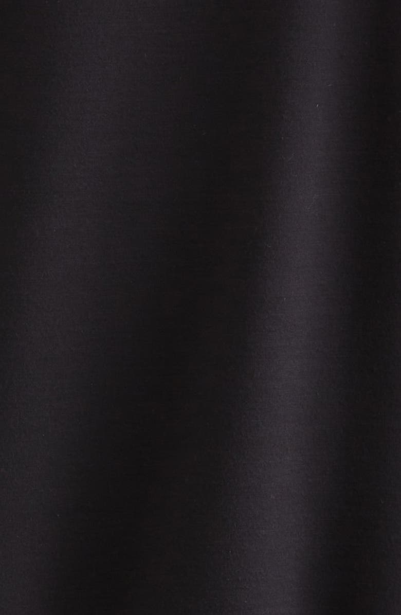 Zella Girl Kids' Varsity Track Half Zip Pullover, Alternate, color, Black