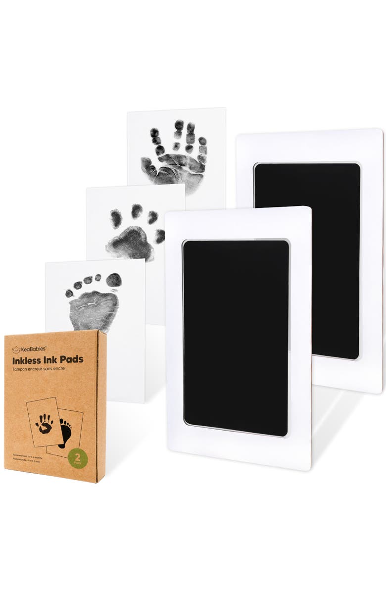 KeaBabies 2-Pack Inkless Ink Pads, Main, color, Jet Black