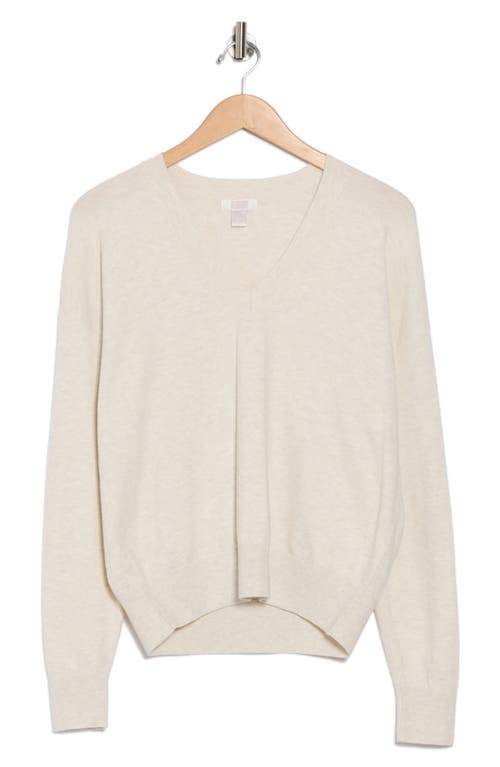Nordstrom Rack V-neck Pullover Sweater In Neutral