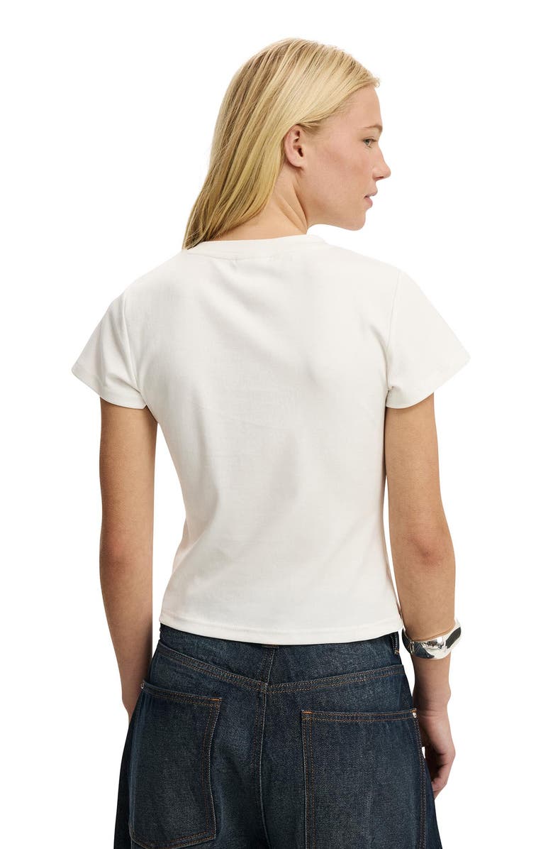 Cotton On Women's The Lcn Graphic Tiny Tee, Alternate, color, Lcn Mif Miffy Stars  Washed