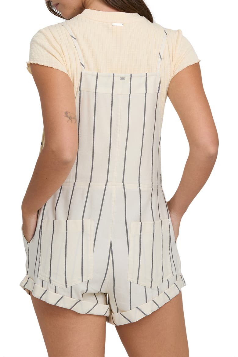 Wild Pursuit Stripe Shortalls, Alternate, color, WHITE CAP
