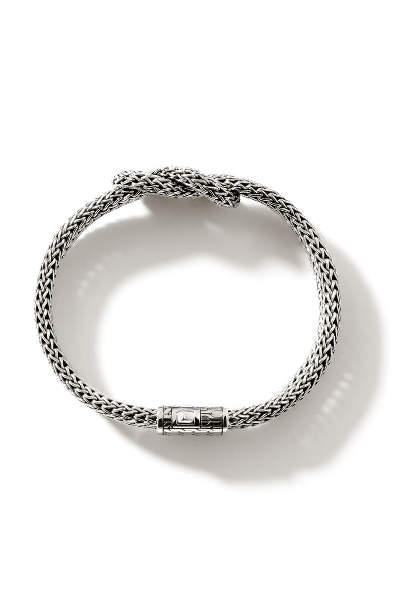 John Hardy Love Knot Bracelet, 10mm, Alternate, color, Silver