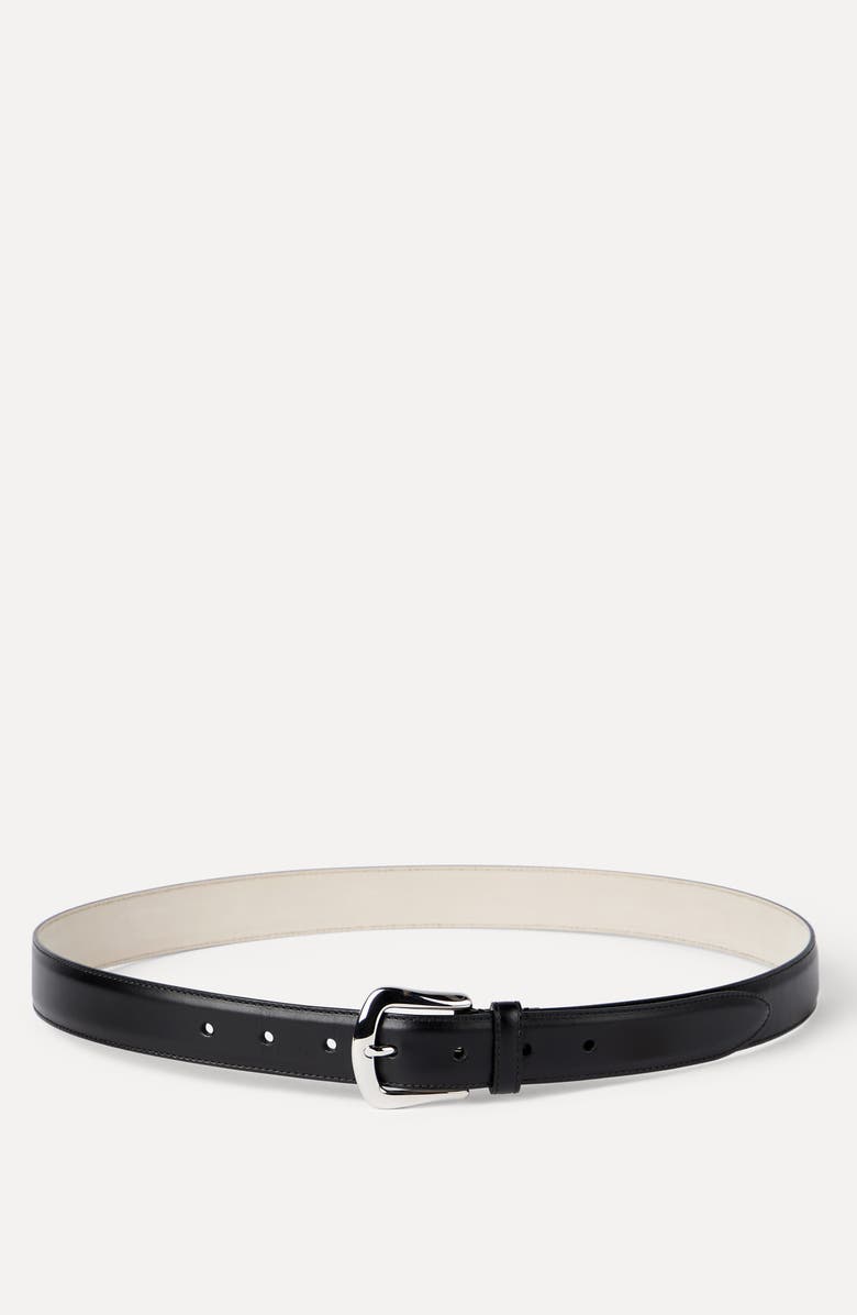 Brunello Cucinelli Calfskin belt, Alternate, color, Black