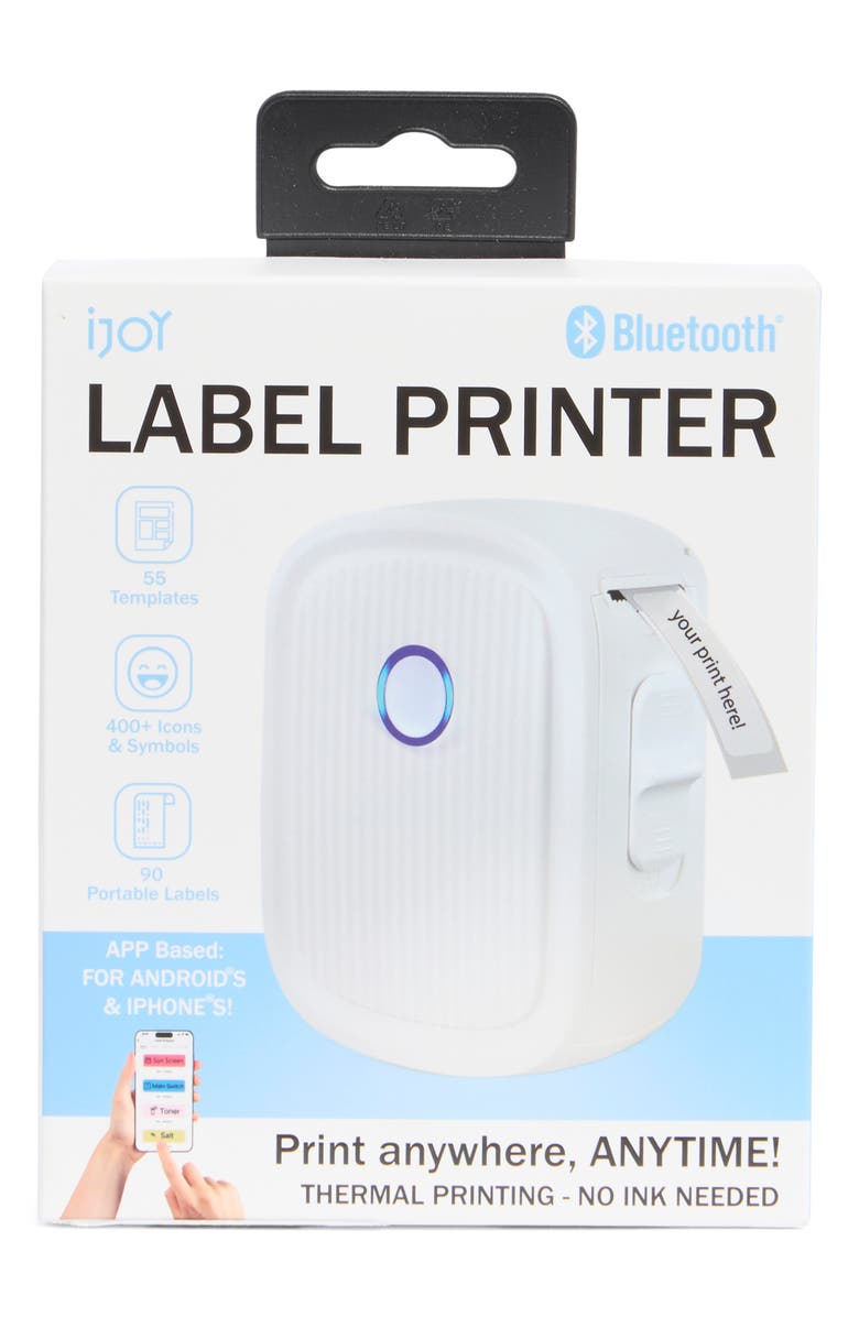 IJOY Label Printer, Main, color, White
