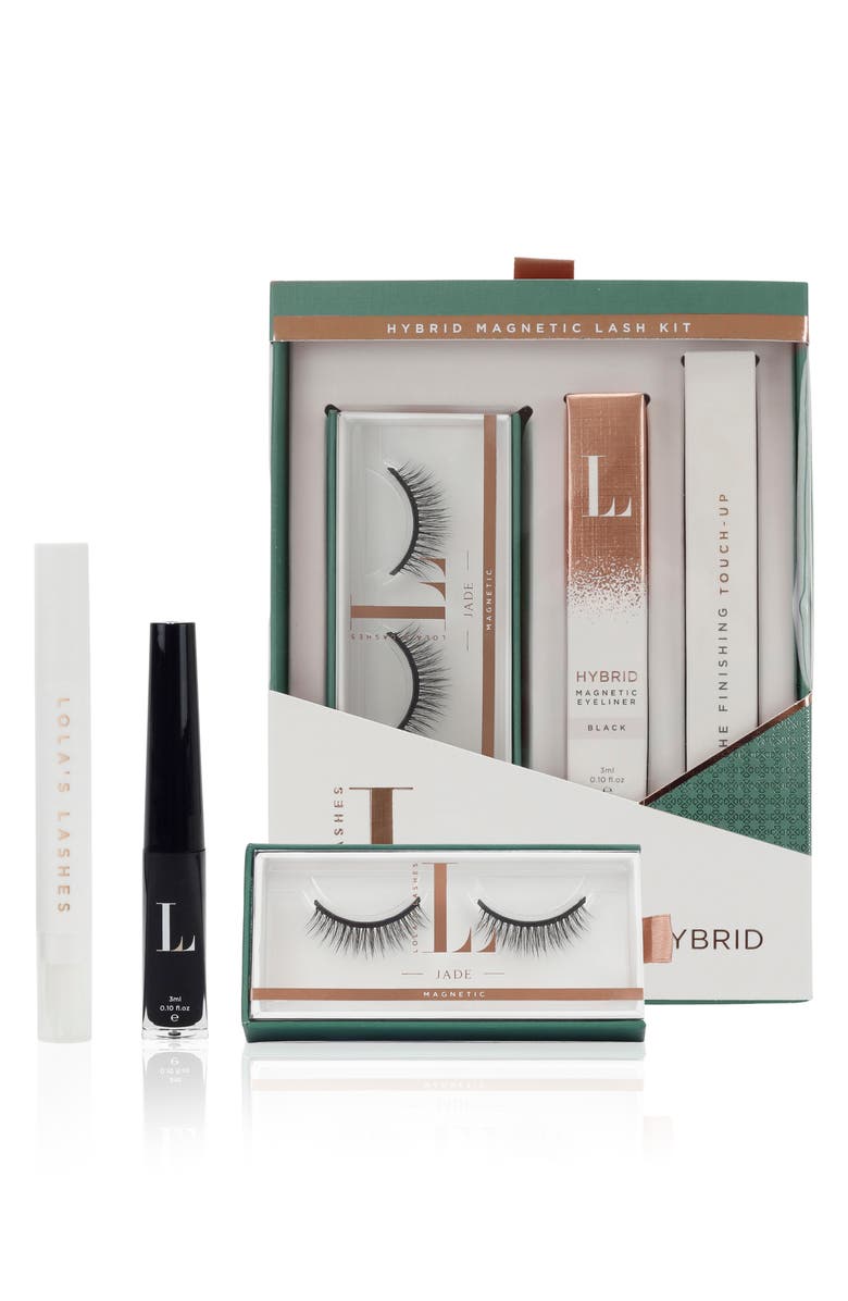 Lola's Lashes Jade Hybrid Magnetic Lash Set, Main, color, 