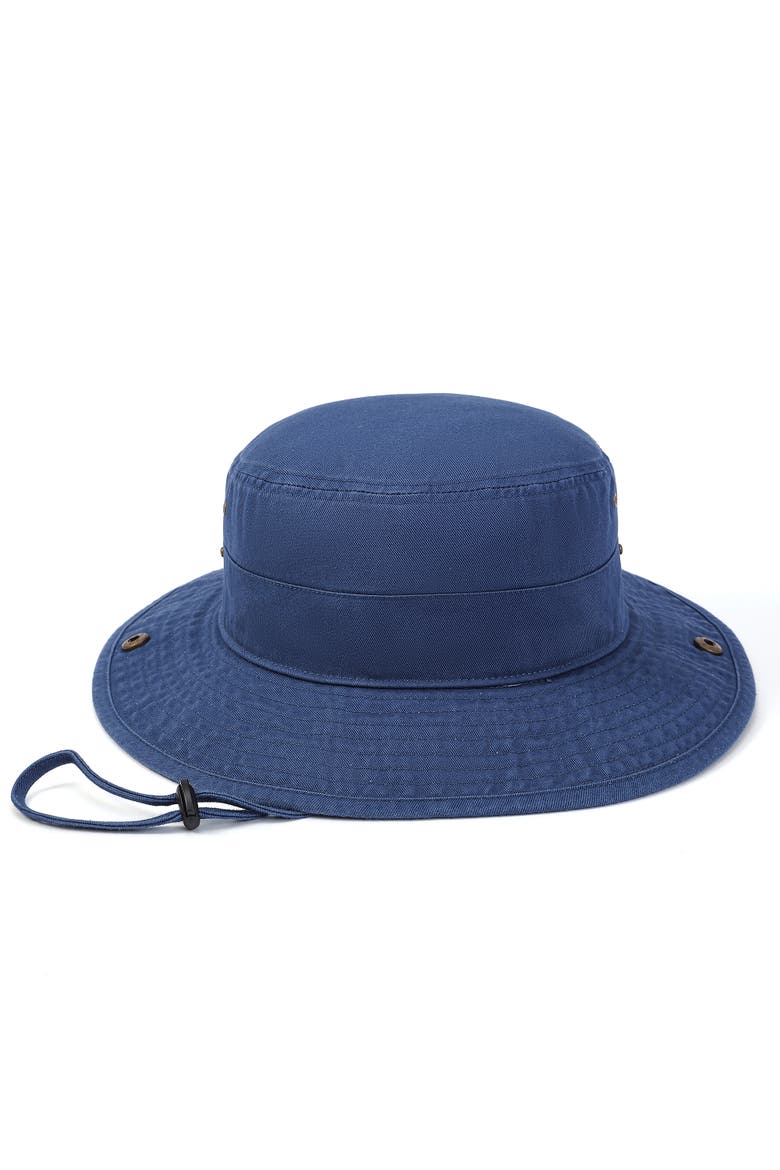 Foraker Men's Cotton Bucket Hat, Alternate, color, Ink