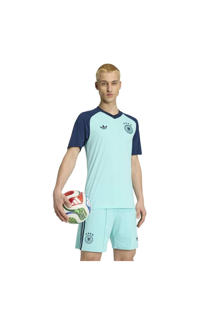 adidas Men's adidas Turquoise Germany National Team 2026 Pre-Match Top, Main, color, Turquoise
