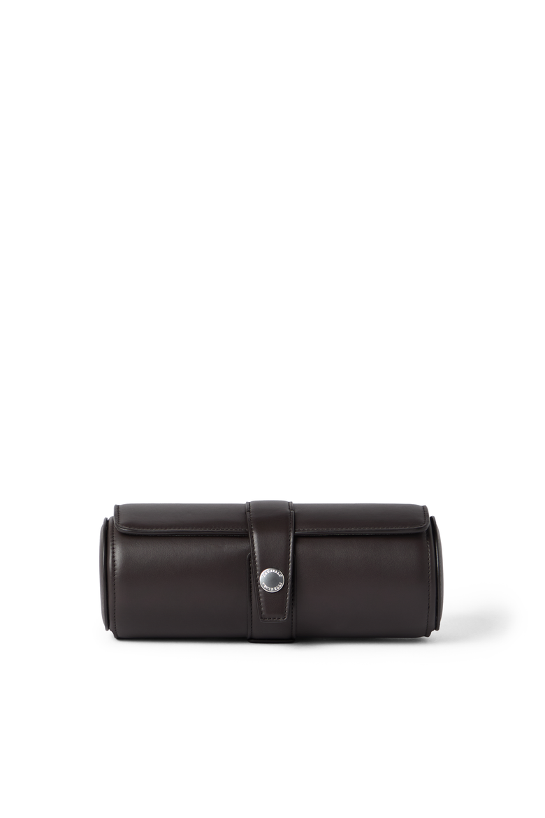 Calfskin watch case, Main, color, Brown