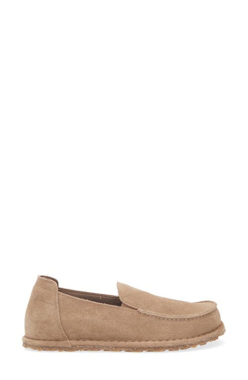 Birkenstock Utti Moc Toe Loafer In Gray Taupe
