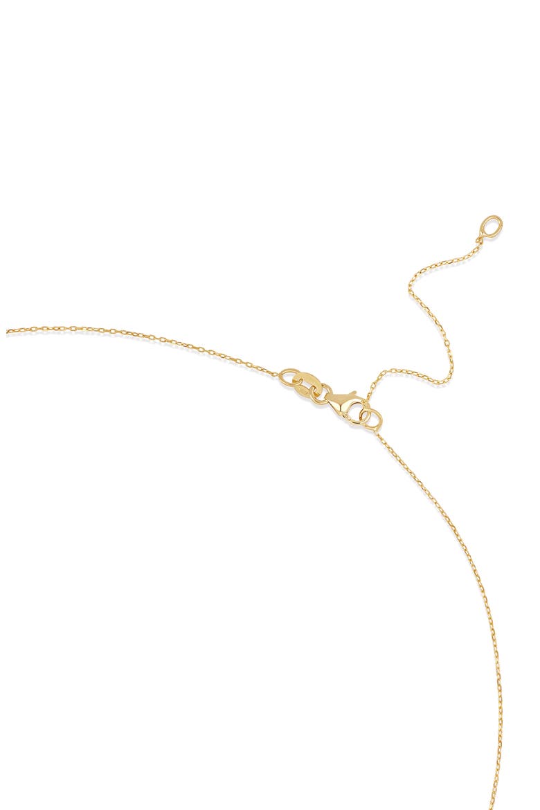 Icon Diamond Cross Pendant Necklace (Online Trunk Show), Alternate, color, 18K YELLOW GOLD