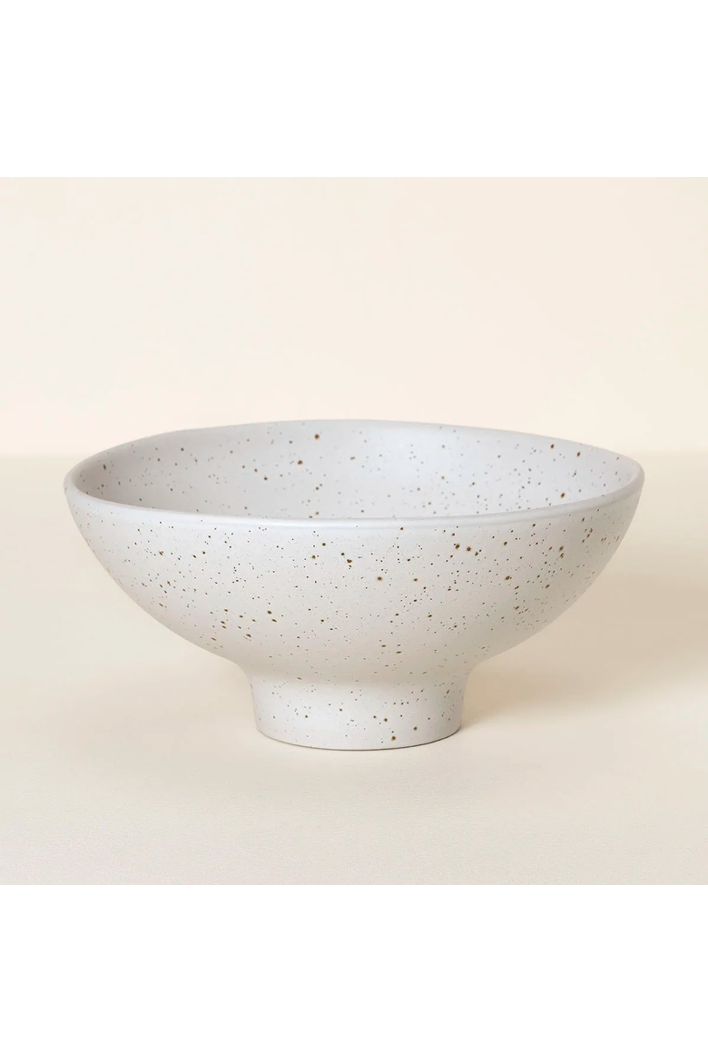The Popcorn Bowl with Kernel Sifter, Alternate, color, Speckled White