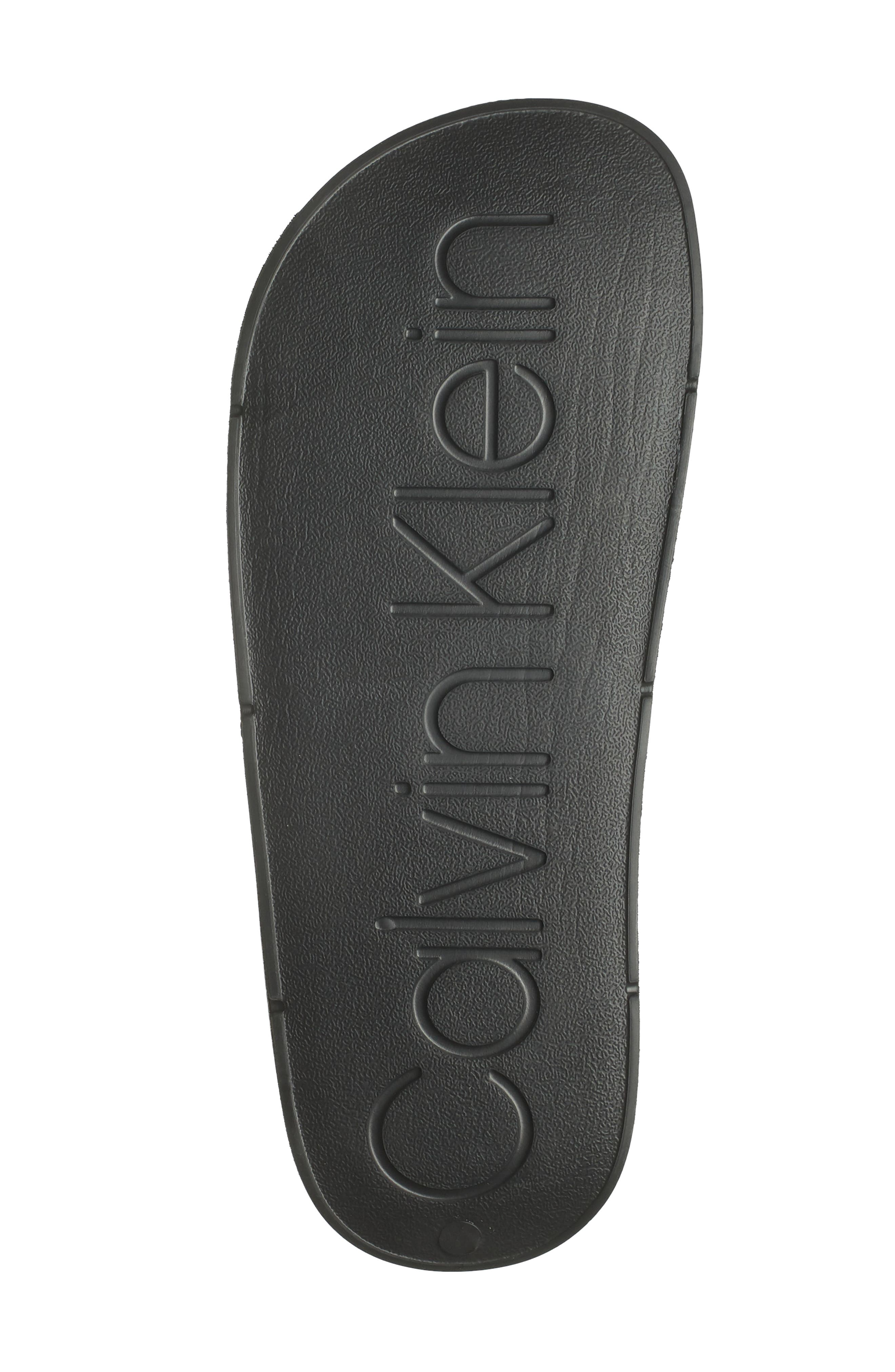 Calvin Klein Athens Slide Sandal, Alternate, color, Black